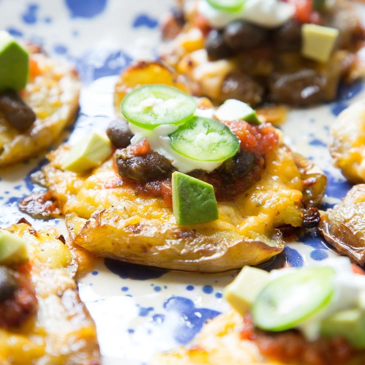 Who Needs Tortilla Chips? Smashed-Potato Nachos, Coming Right Up!