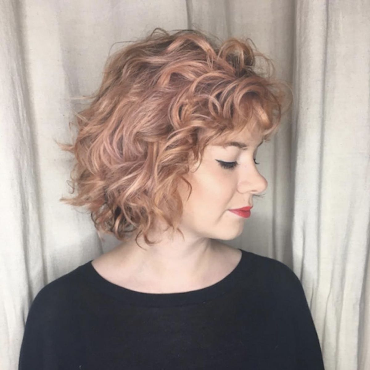 Rose Gold Hair Is THE Girly-Edgy Color Trend for Spring