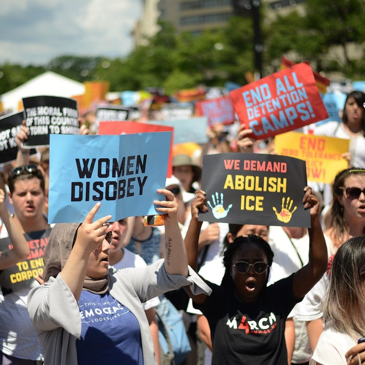 Nearly 600 Activists Were Arrested at the #WomenDisobey Protest