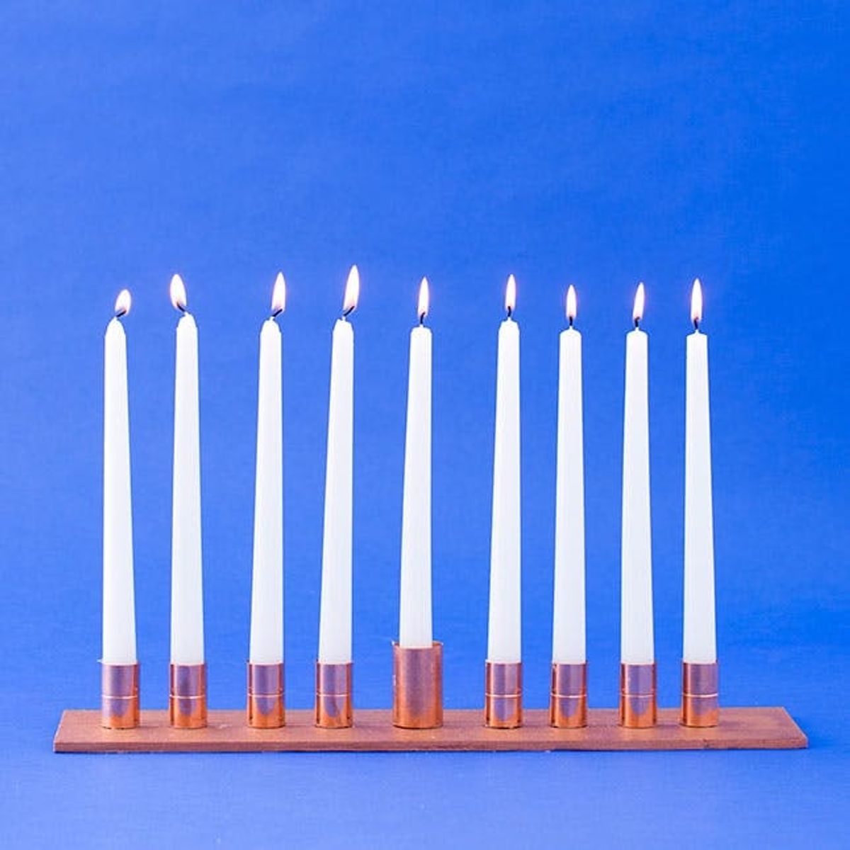 How to Make a Modern Copper Menorah Brit + Co
