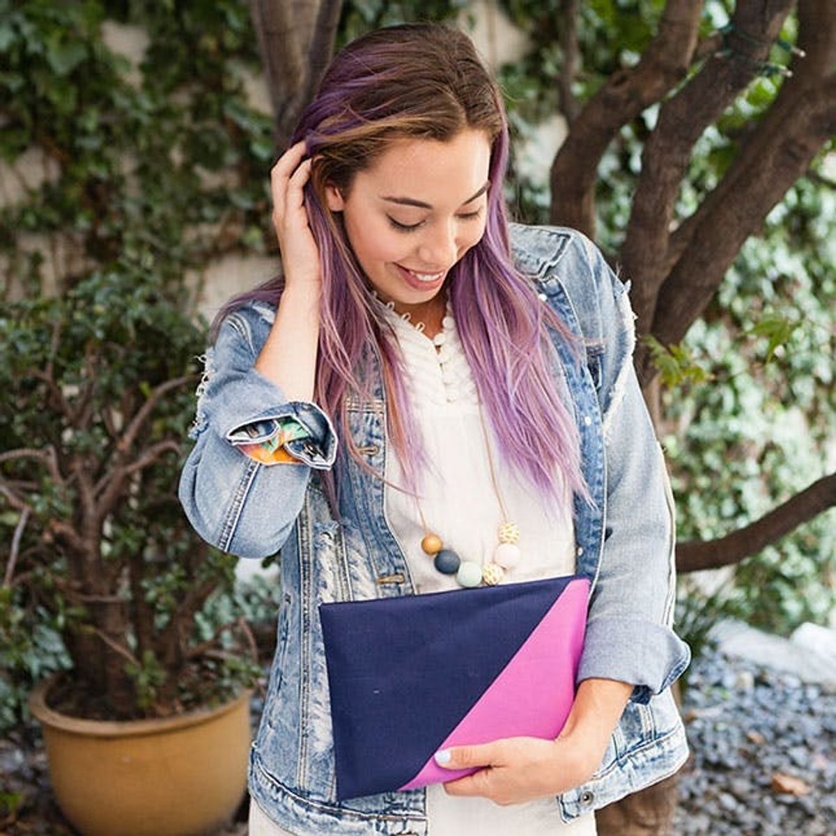 Creating a Cotton Clutch Has Never Been Easier