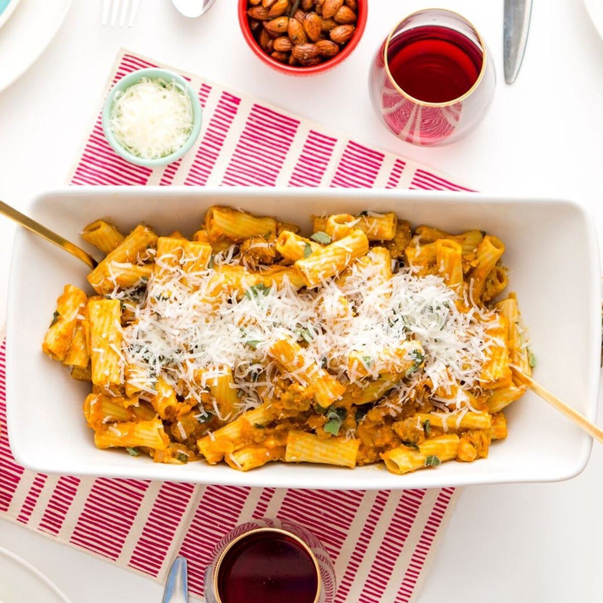 Celebrate Friendsgiving With Our Pumpkin Sage Pasta