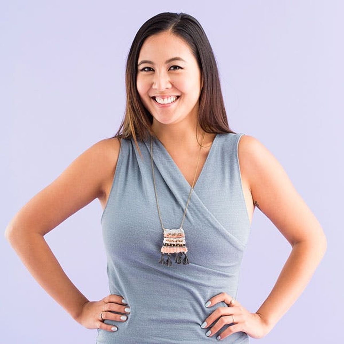 Learn How to Make a Woven Necklace Using a DIY Loom