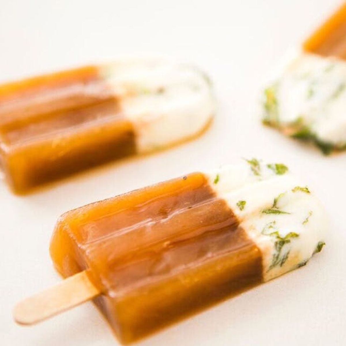 How to Make Mint Mojito Iced Coffee Popsicles