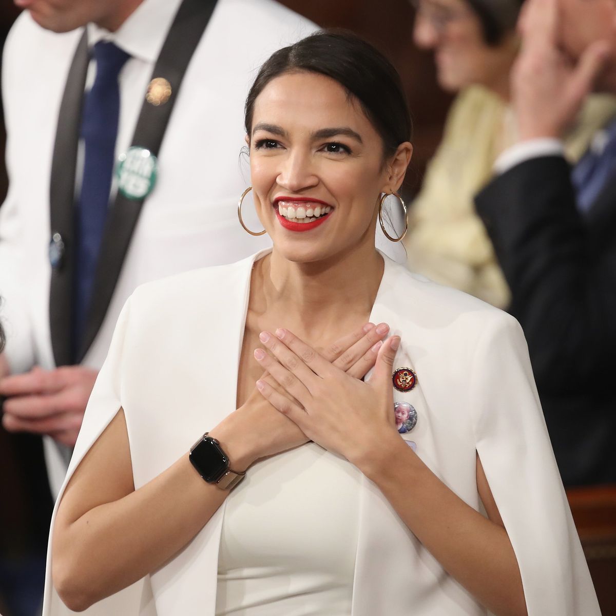 Are Gold Hoops the New Power Accessory?