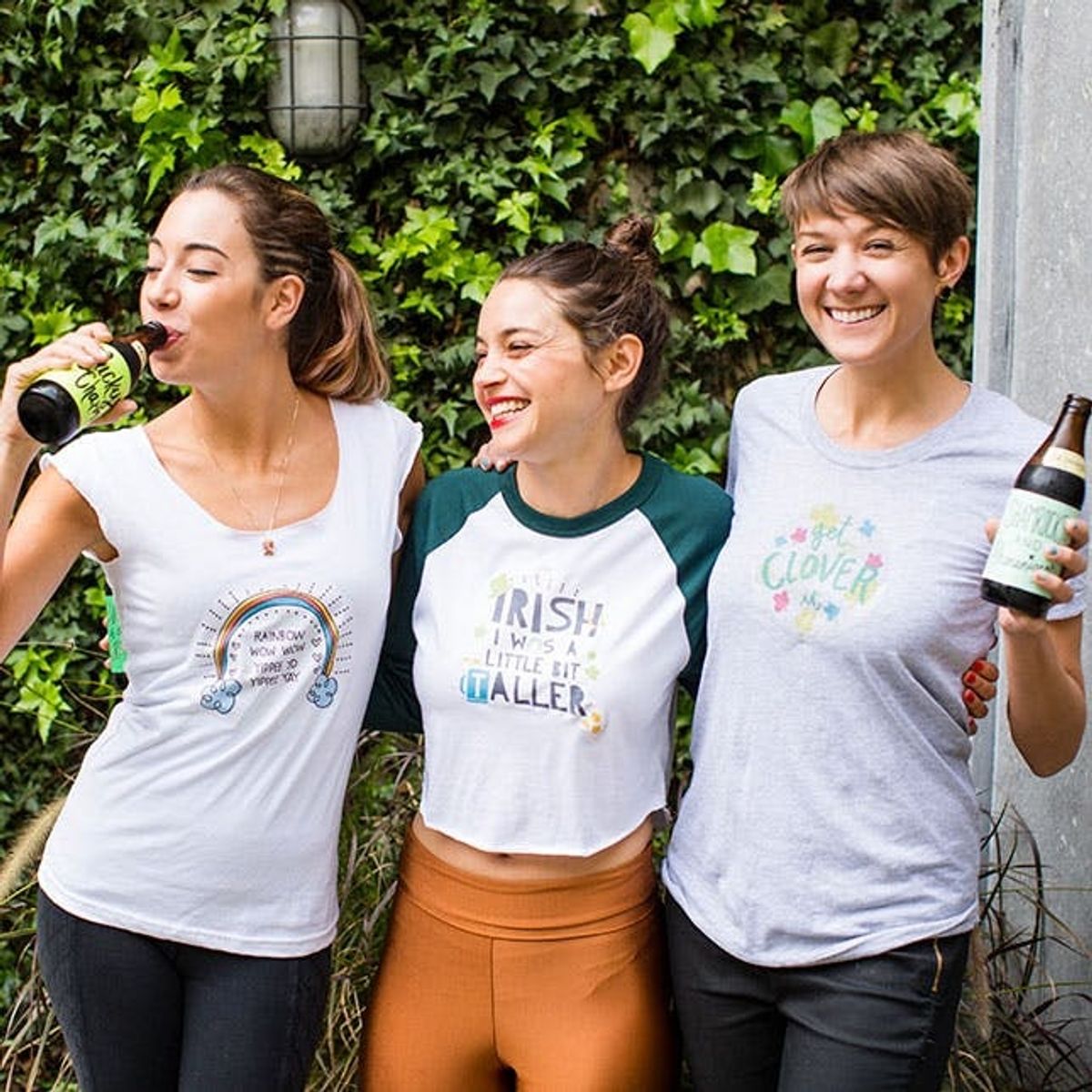 Make T-Shirts for St. Paddy’s Day With Our Punny Printables