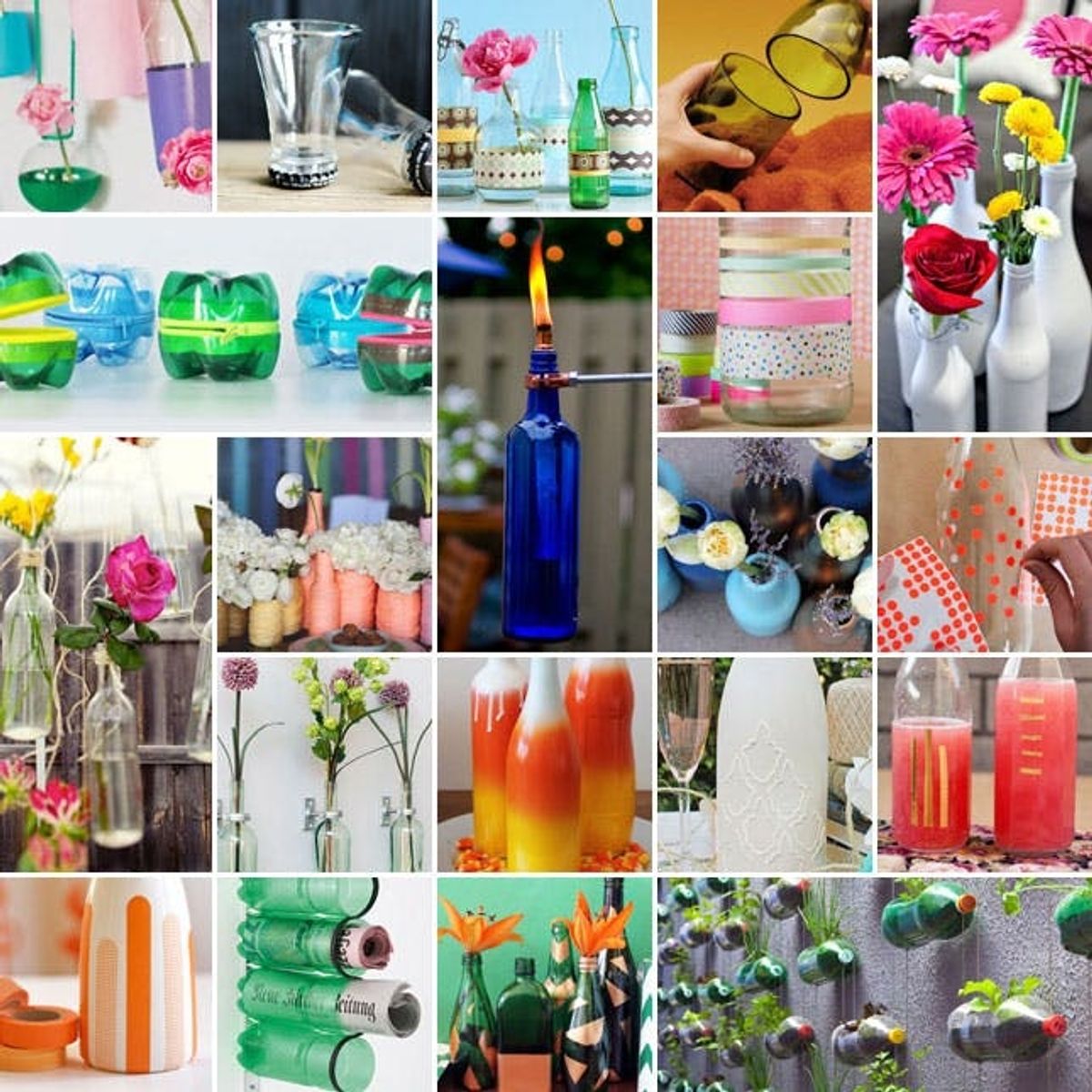 Bottles Up! 20 Ways to Repurpose Your Bottles