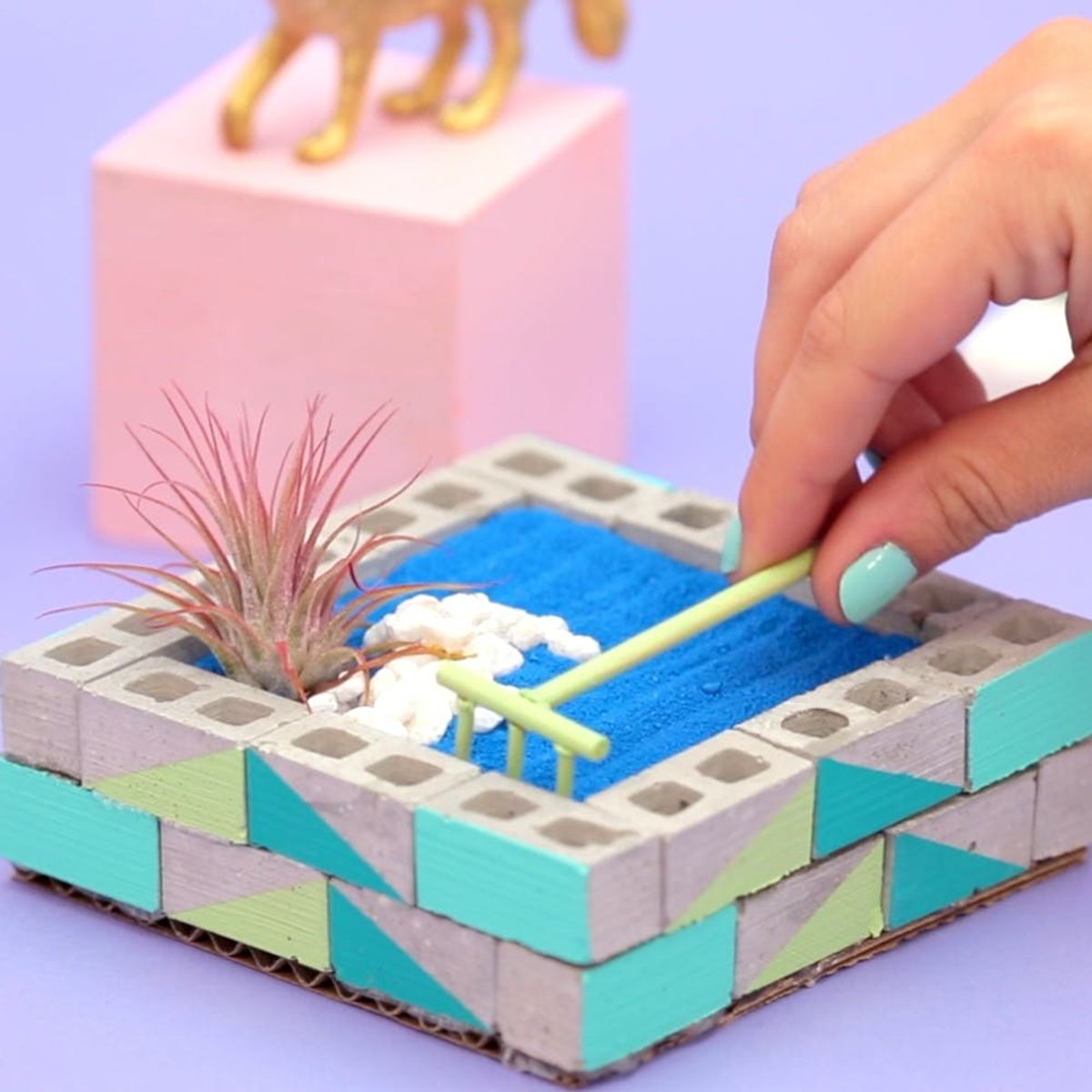 How to Make a Mini Zen Garden Brit + Co