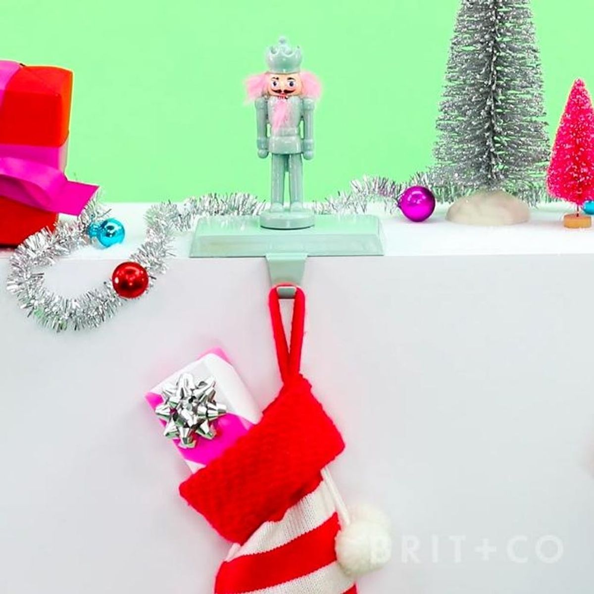How to DIY a Nutcracker Stocking Hanger