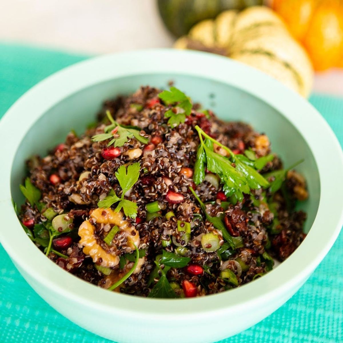 This Healthy, Fall Quinoa Salad Recipe Will Fuel You Through the Holiday Season