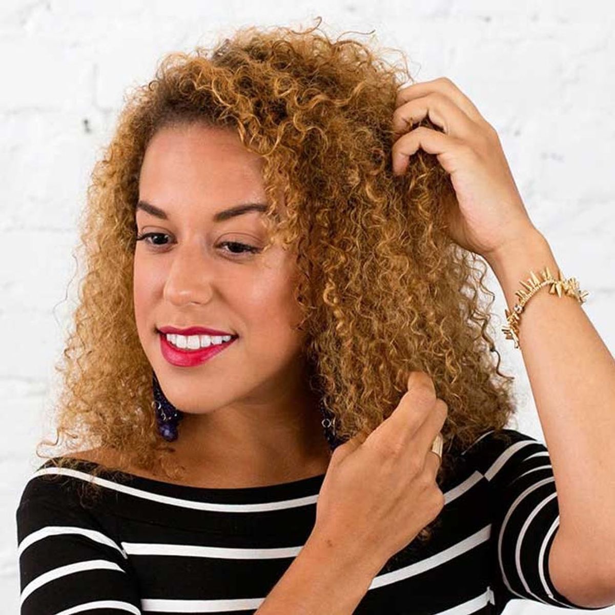 How to Style a Mini Mohawk Braid on Curly Hair