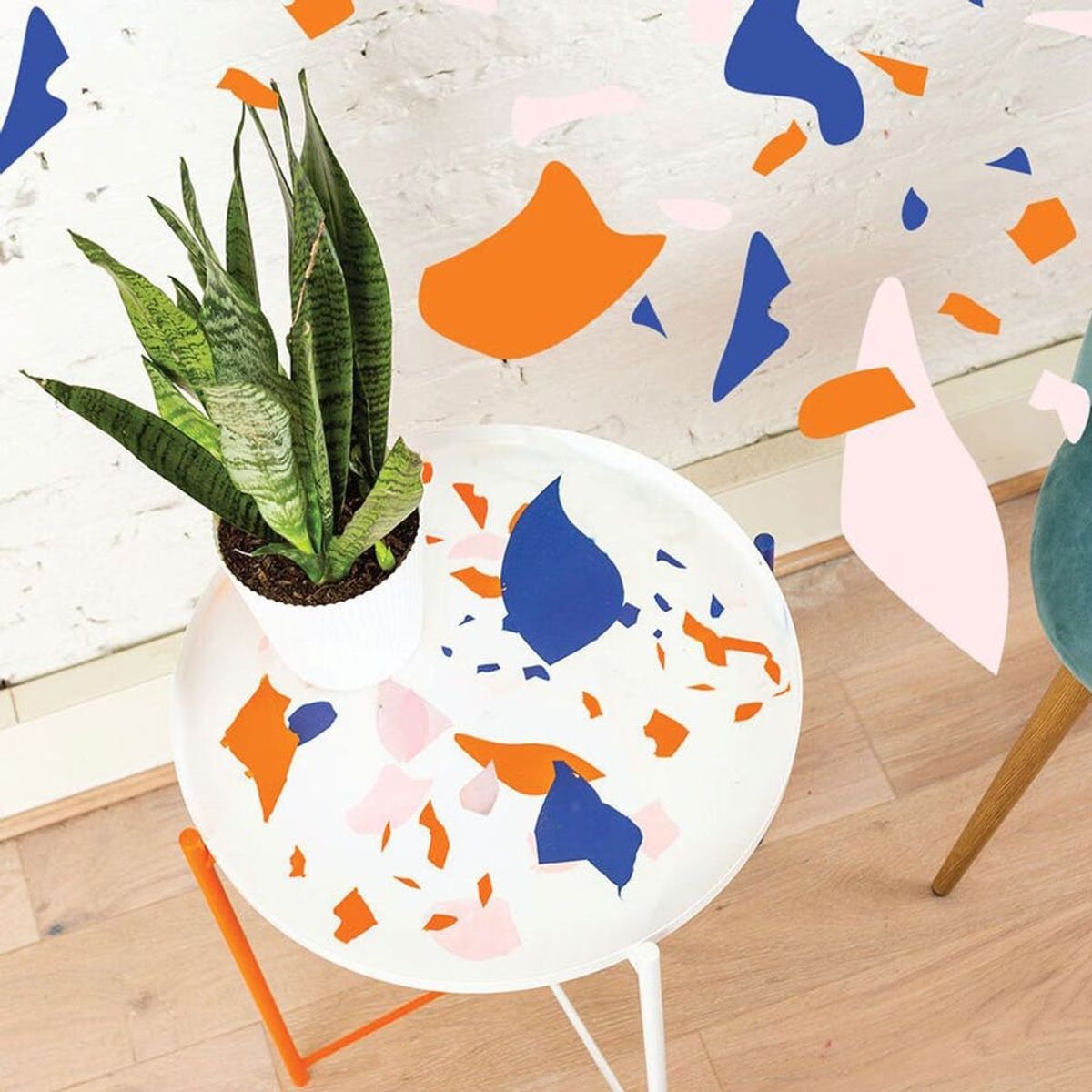 How to DIY a Vibrant Side Table for Summer