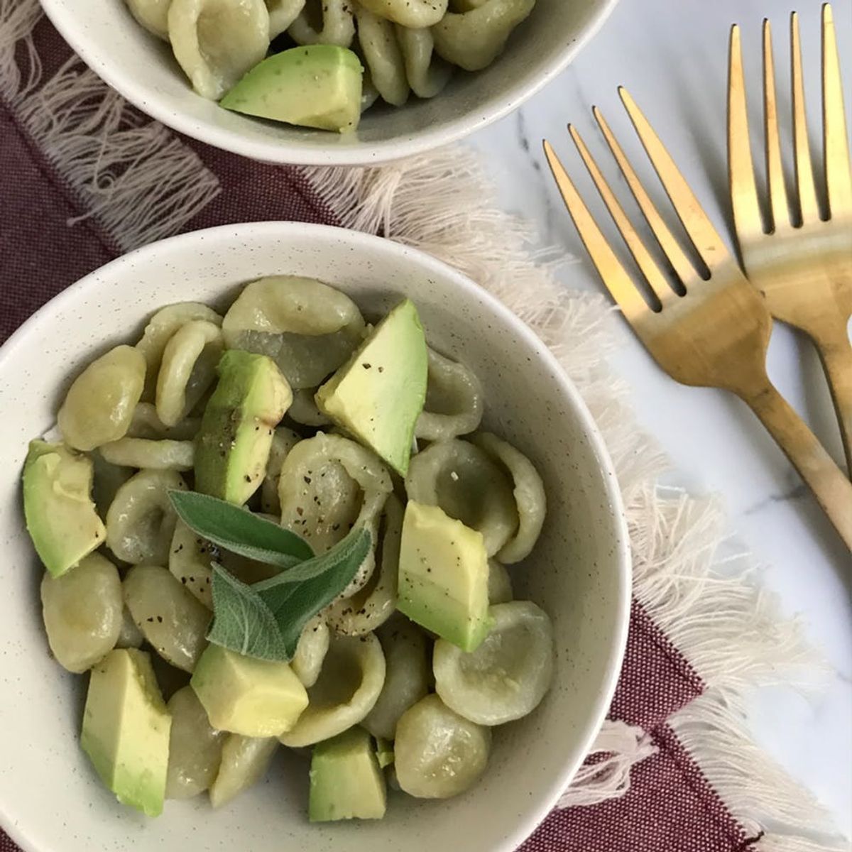 This Brilliant Vegan Pasta Swaps Avocado for Eggs!