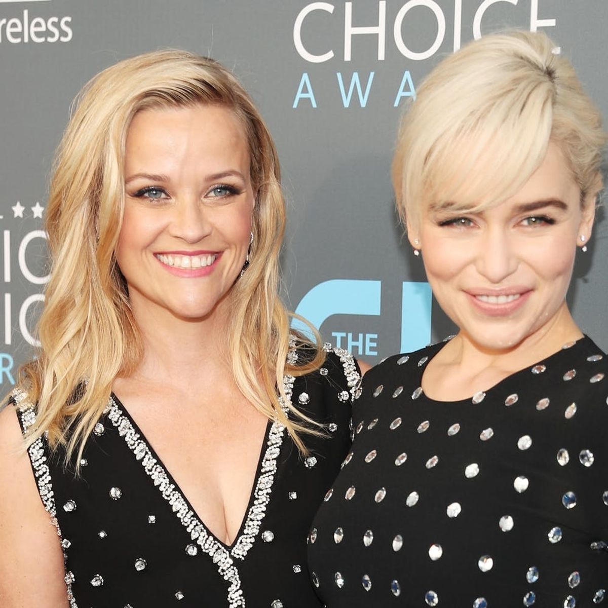 This Pic of Reese Witherspoon and Emilia Clarke Twinning Is the Only One You Need to See Today