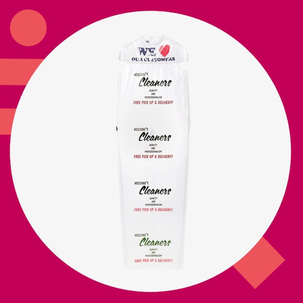 Moschino Is Actually Selling That Infamous Dry Cleaning Bag Dress