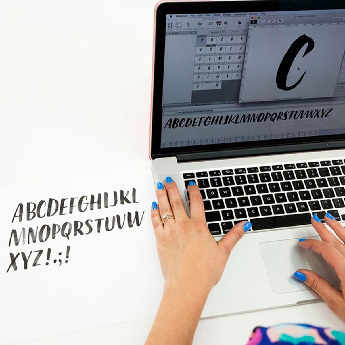 Learn How to Make Your Own Font To Typeface All The Things - Brit + Co