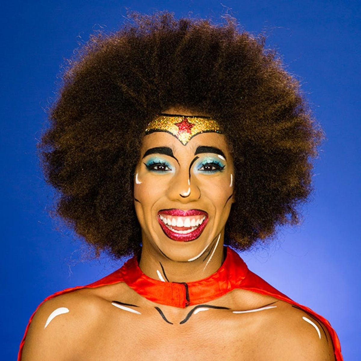 Get Glitzy on Halloween With This Wonder Woman Makeup Tutorial