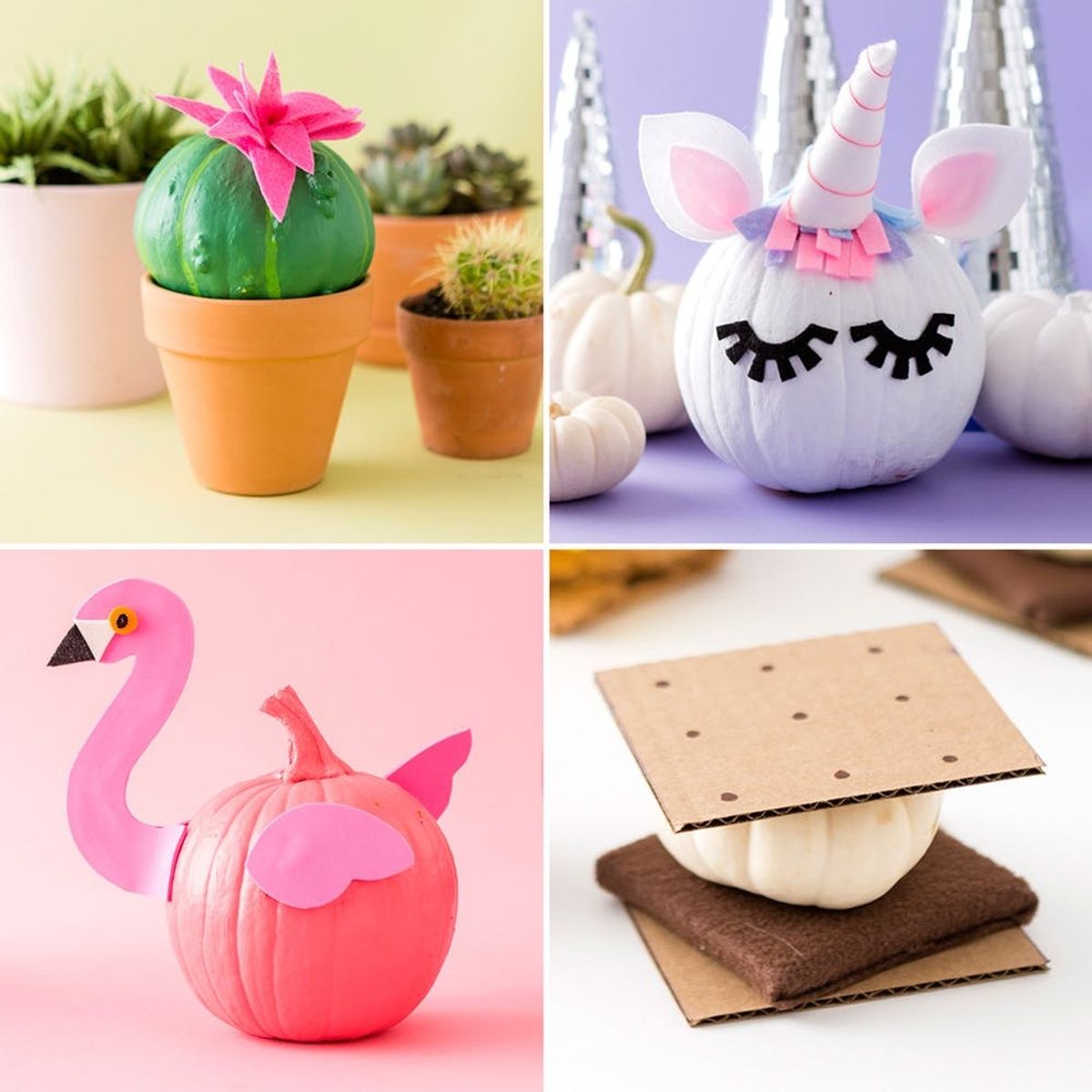 Ditch the Tools With These Easy No-Carve Painted Pumpkins