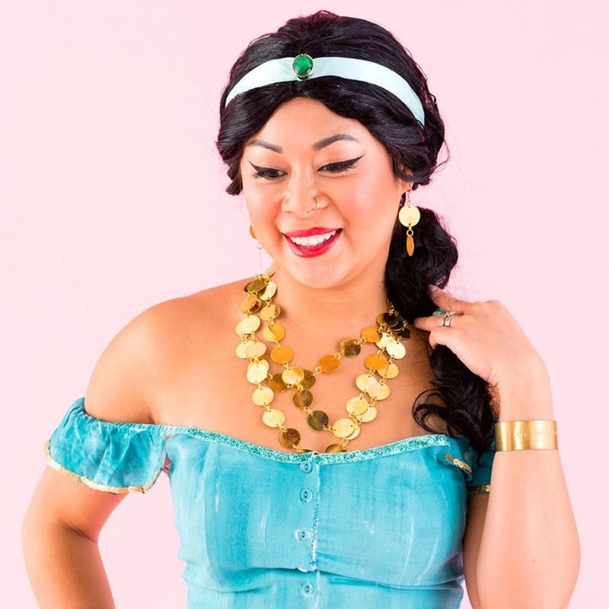 Take a Flying Carpet Ride With This DIY Jasmine Halloween Costume