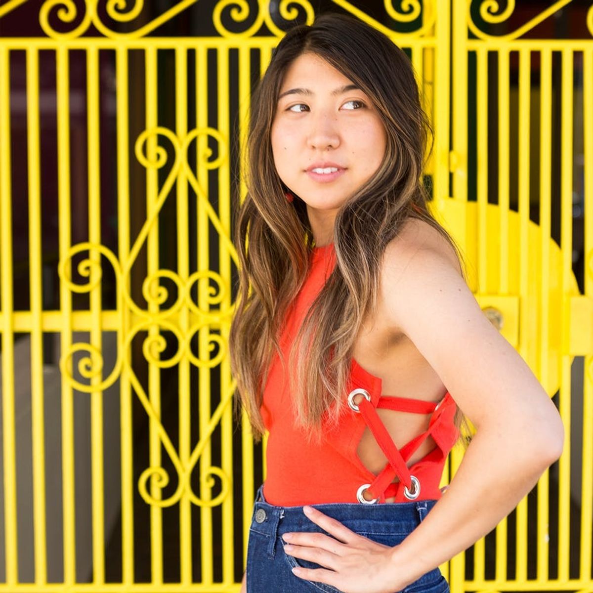 Upgrade Your Basic Tank Top With This Lace-Up Hack