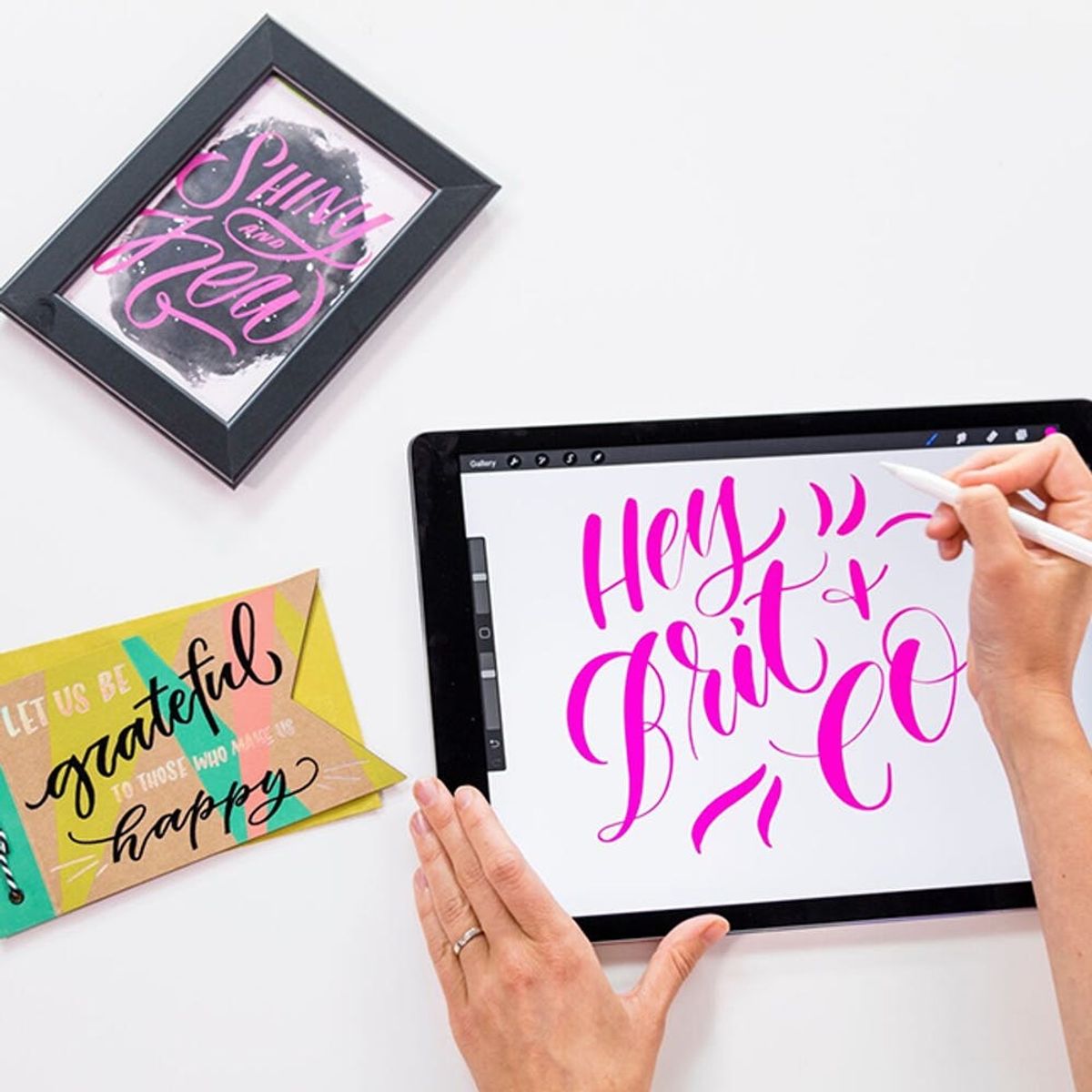 Learn iPad Lettering in the Procreate App with Molly Jacques