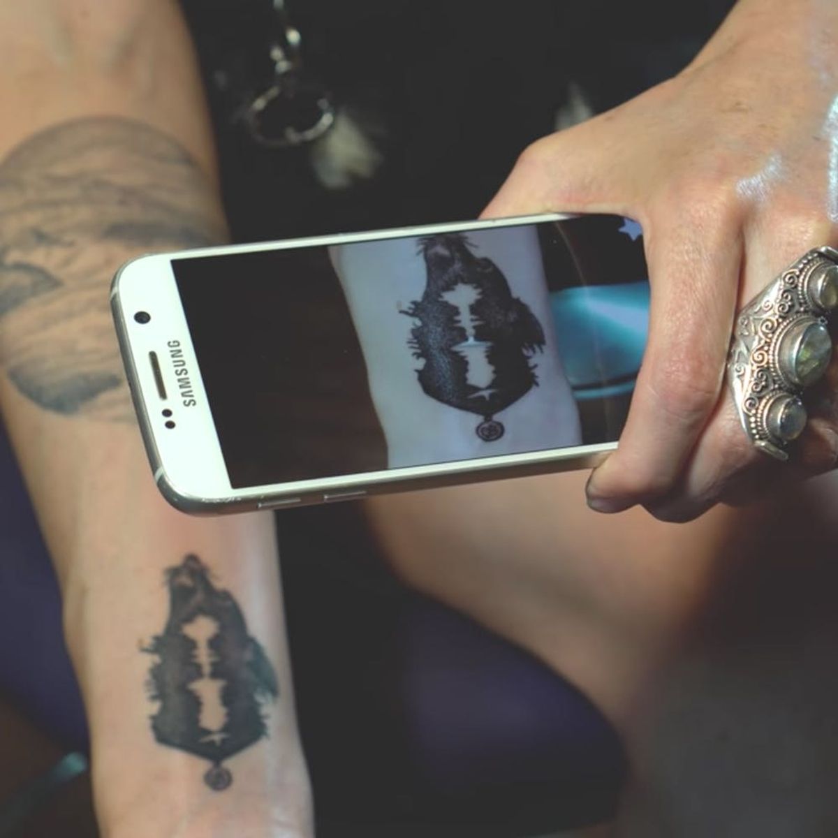 You Can Actually *Hear* These New Sound Wave Tattoos