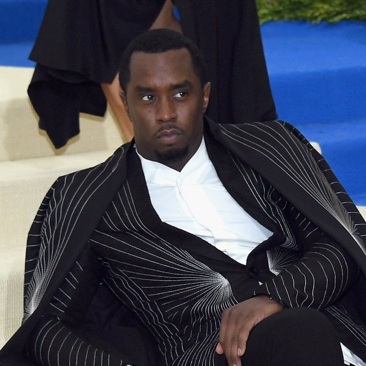 Ouch! Diddy Viciously Cropped Kylie and Kendall Jenner Out of His Met ...