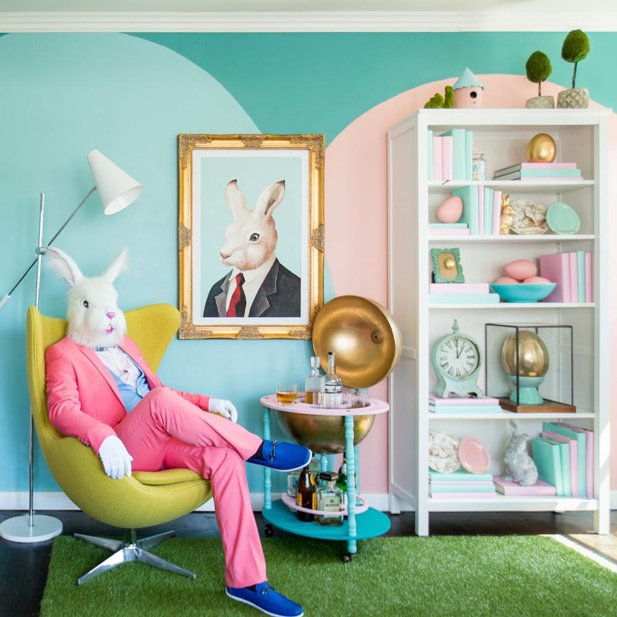 This Modern Easter Bunny Home Makeover Will Have You Hopping for Joy