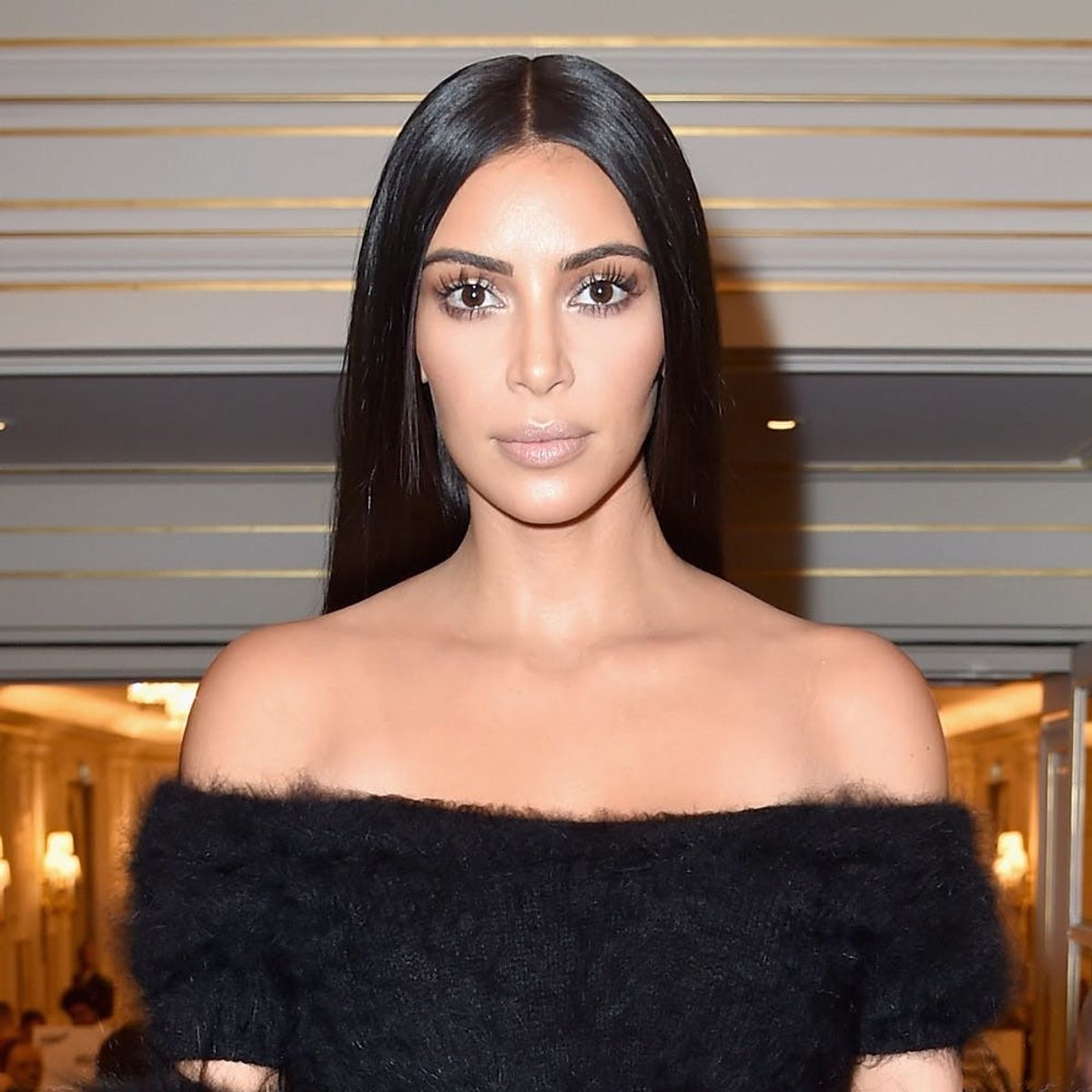 Kim K Just Debuted a Shocking New Lip Ring