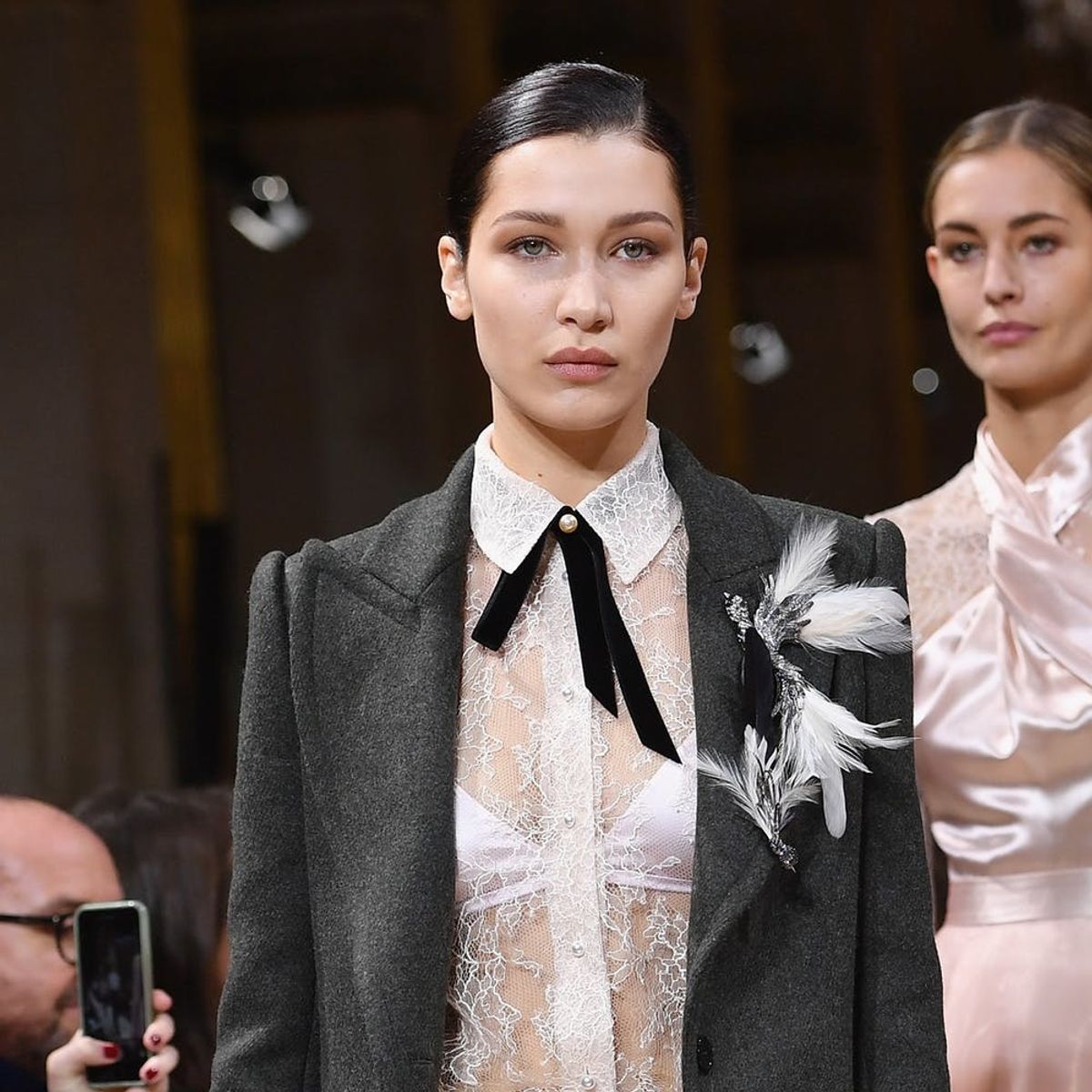 Bella Hadid Looks Unrecognizable in This Super Curly Hairstyle