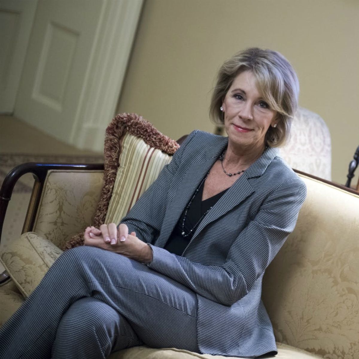 Hundreds of Students Have Walked Out of Class to Protest Betsy DeVos’ Confirmation