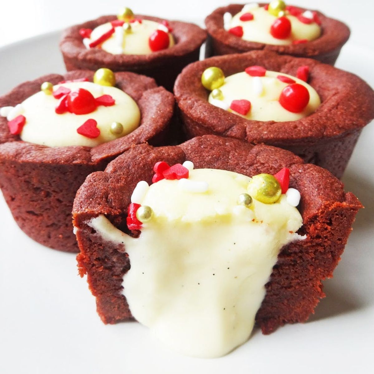 Be the Sweetest Valentine With This Red Velvet Cheese Custard Tarts Recipe