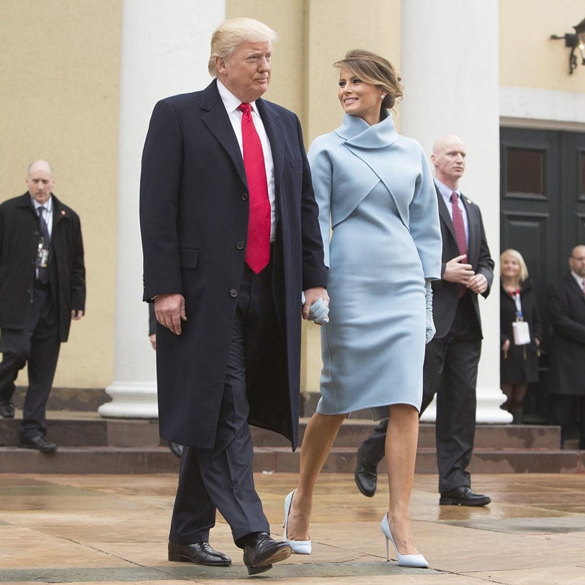 Melania Trump’s Inauguration Day Outfit Sparks Comparisons to This Former First Lady