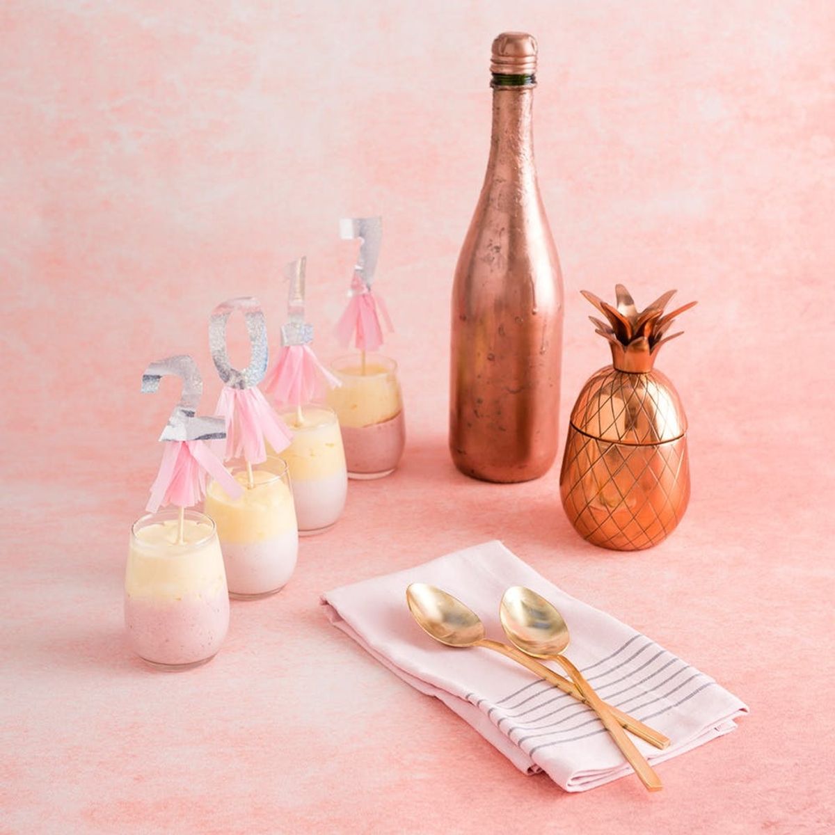 Step Up Your New Year’s Eve Party With Strawberry White Chocolate Champagne Mousse