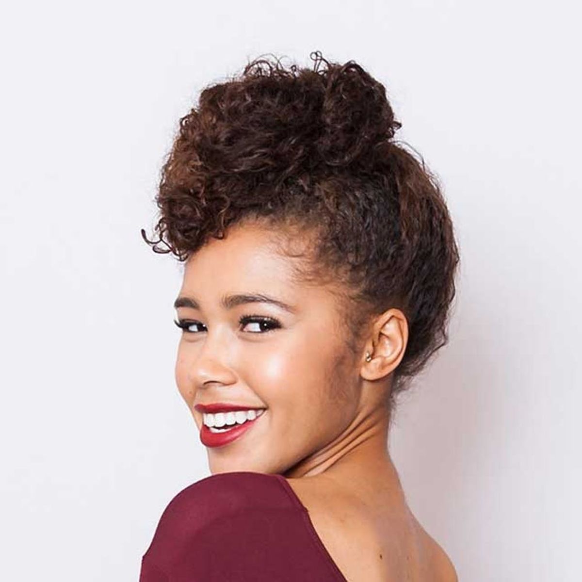 How to Hack the Perfect Front-Facing Braided Topknot