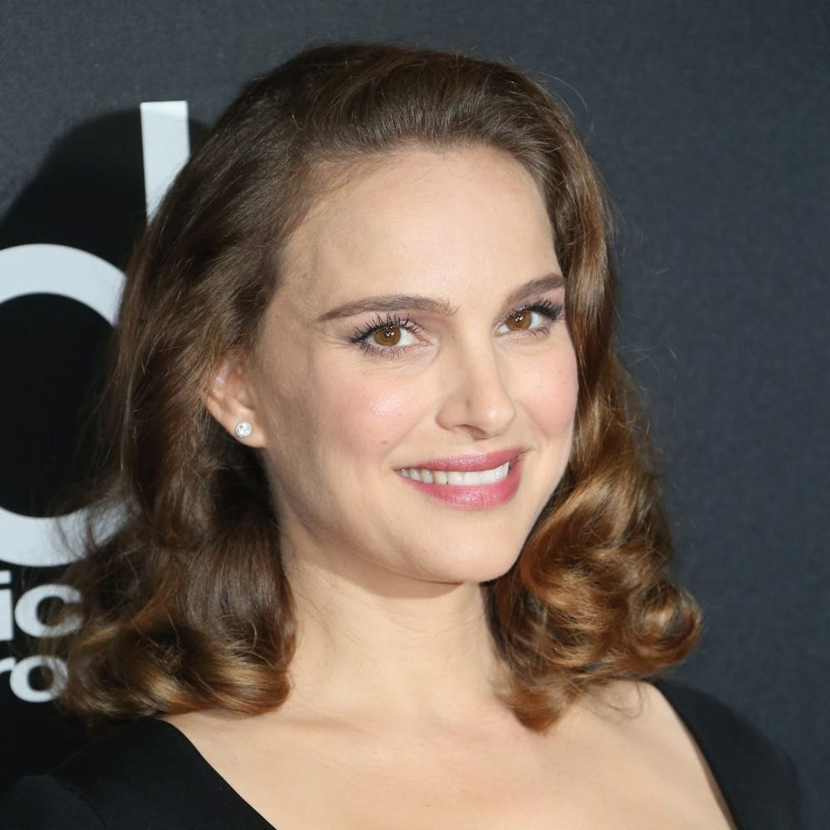 Natalie Portman Shows Off Her Baby Bump in a Form-Fitting LBD