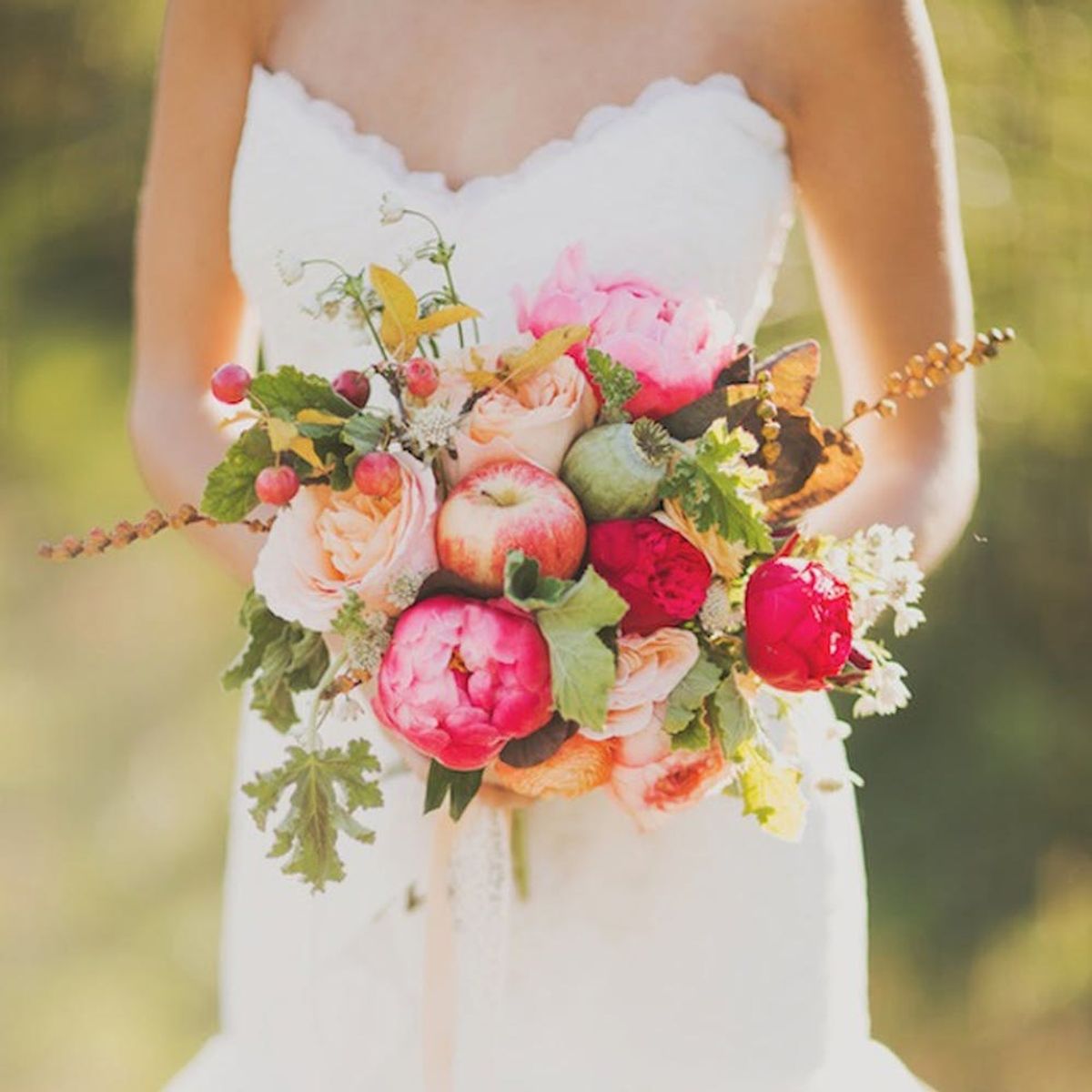 This Edible Fall Wedding Decor Trend Is Surprisingly Not Orange