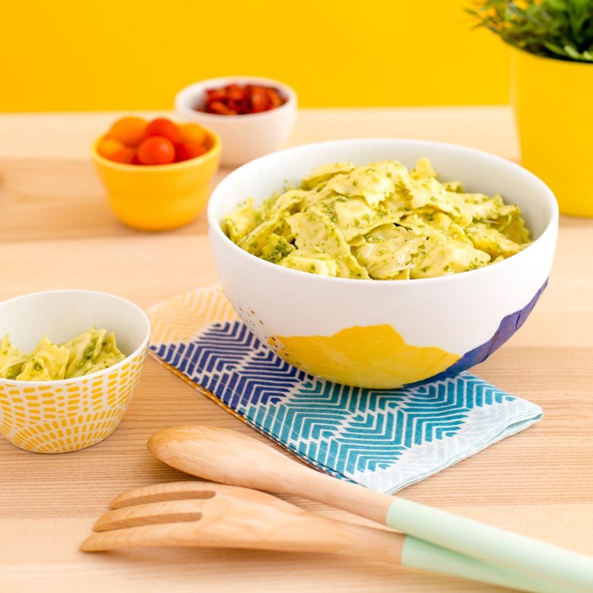 Add Pops of Color to Your Pasta Dinners With These DIY Serving Bowls