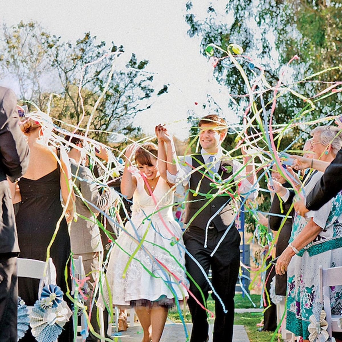 18 Things to Throw at Your Wedding Instead of Rice Brit + Co
