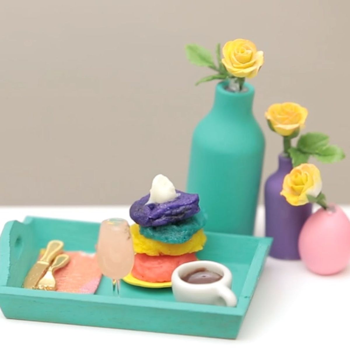 Make It Mini: How to Make Mini Rainbow Pancakes