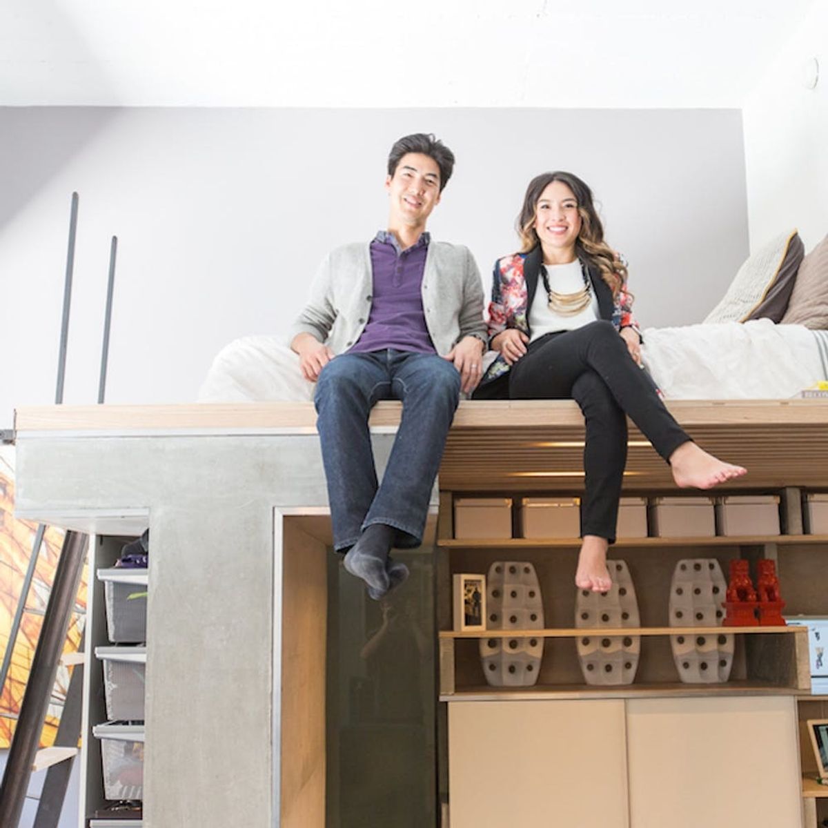 Tiny Spaces: An SF Couple’s Stylish Loft Studio