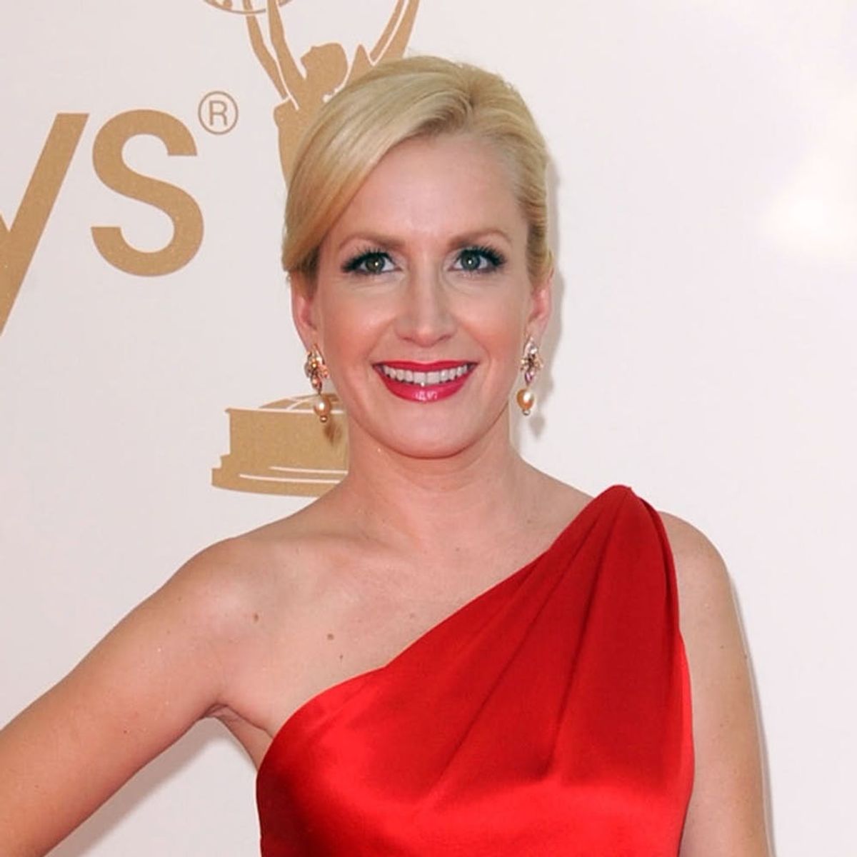 It’s an Emerald Engagement Ring for The Office’s Angela Kinsey