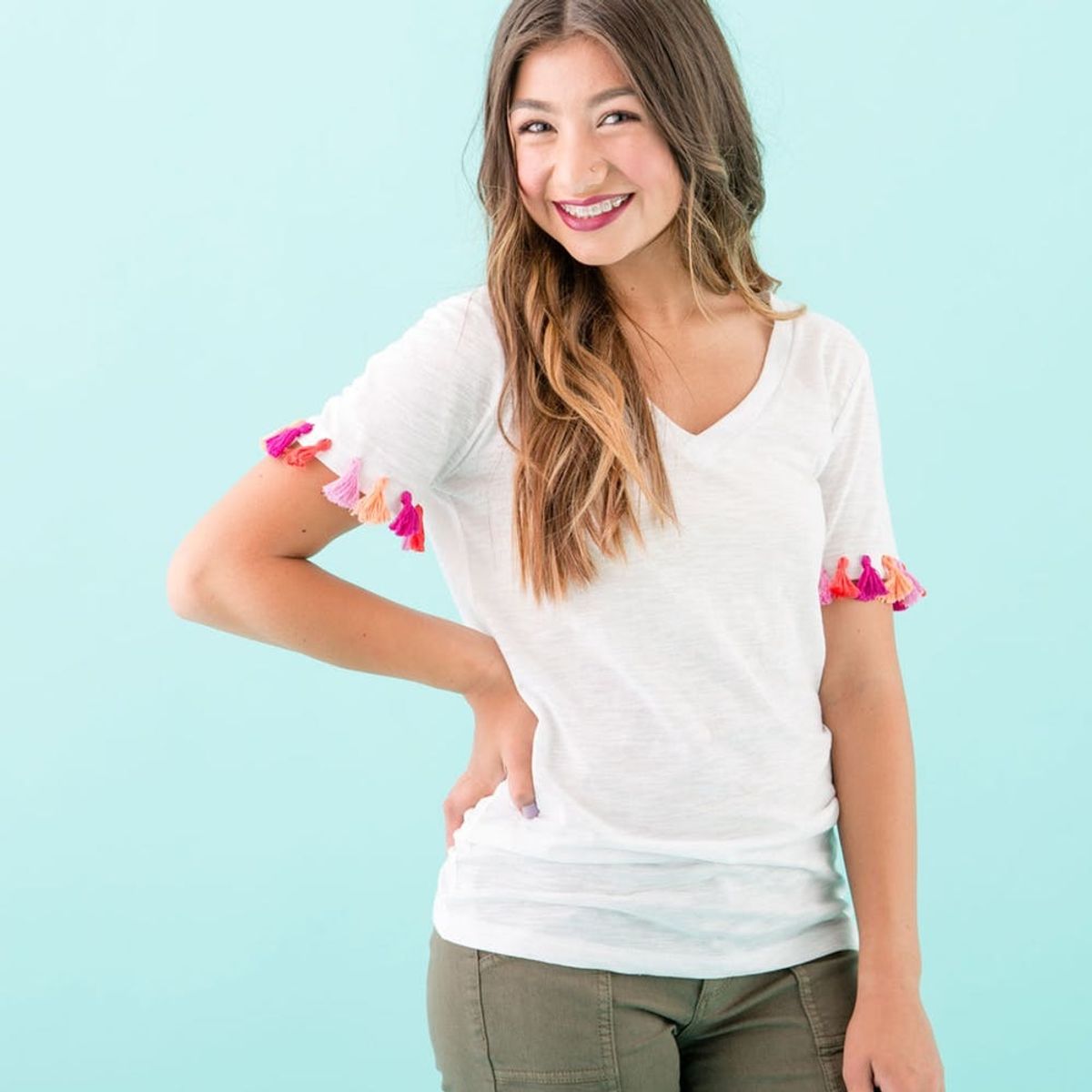 DIY These Trendy Low Cost Tassel Tees for Your Kid’s BEST Back to School Look