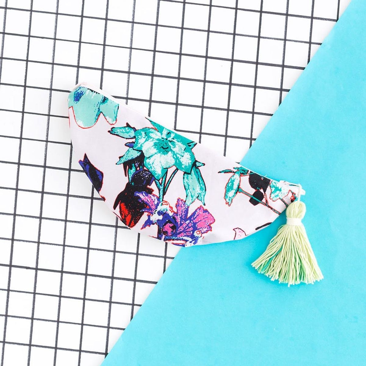 This DIY Tasseled Clutch Doubles As a Bridesmaid’s Survival Kit