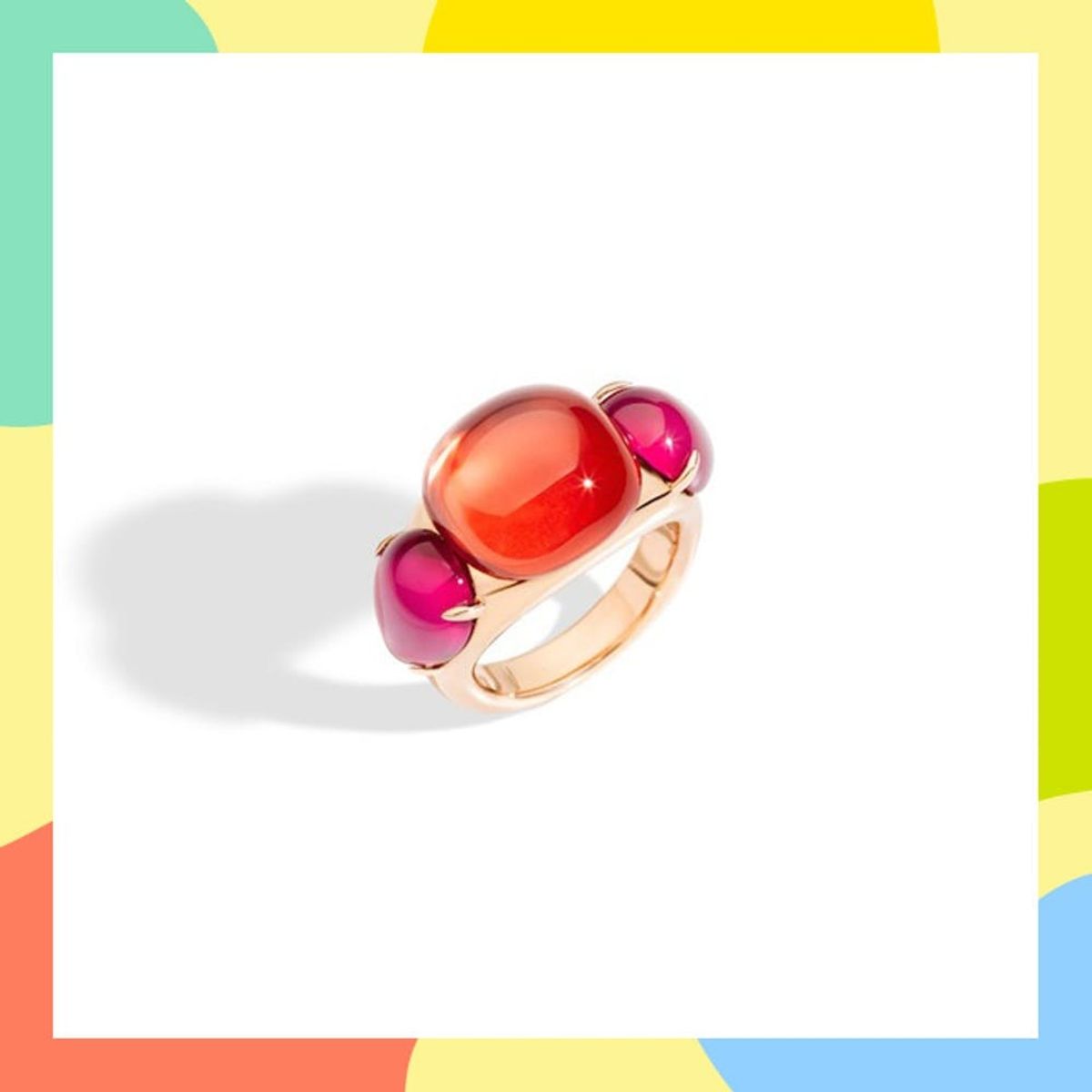 17 Radiant Rainbow Engagement Rings for the Modern Bride