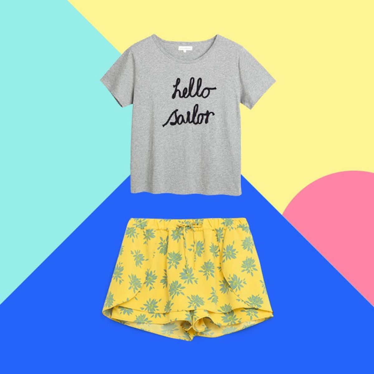 12 Foolproof T-Shirt + Bottom Pairings for Summer