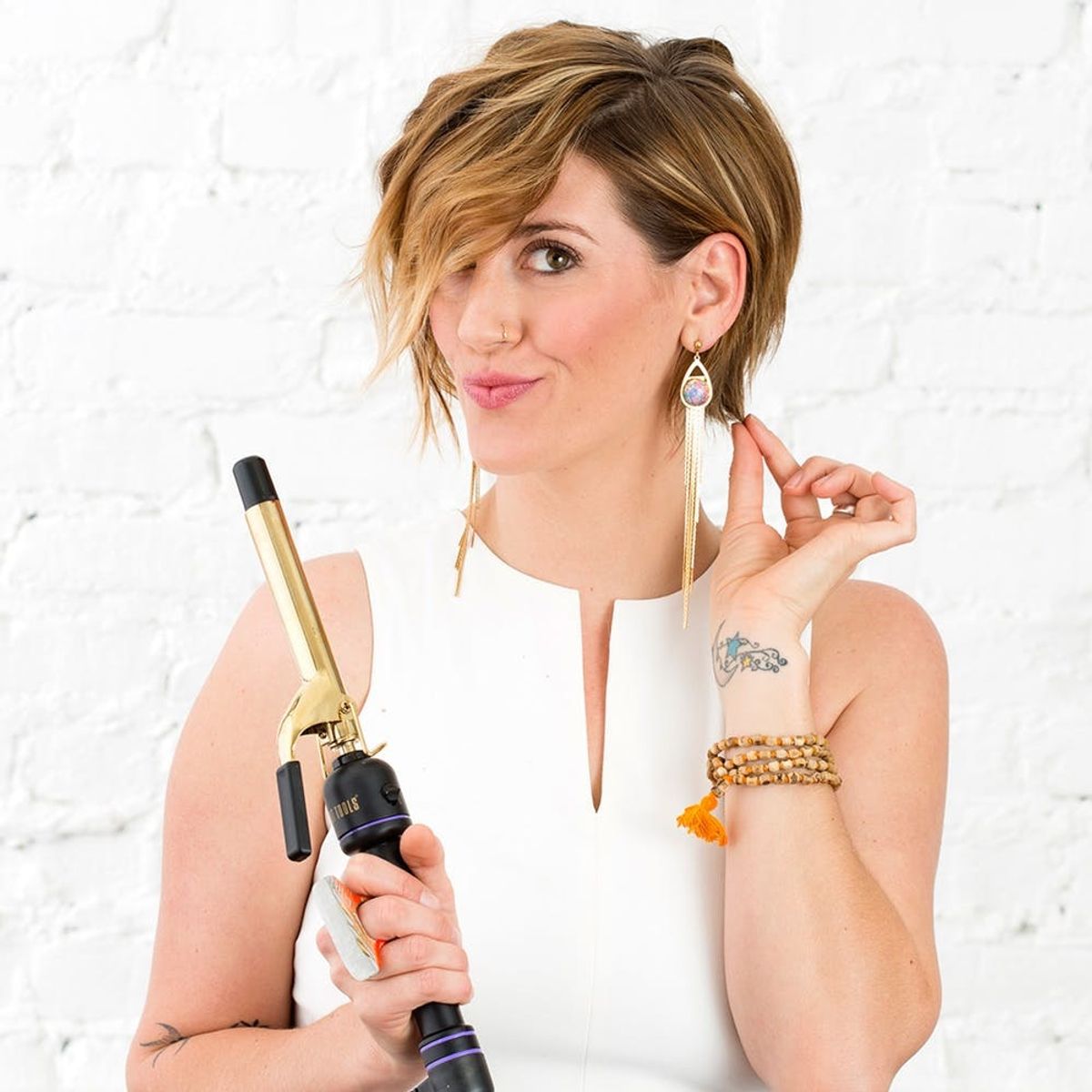 Pixie Waves: How to Curl Short Hair