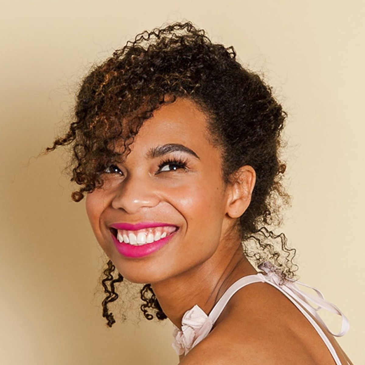 Hack This Curly Hair Updo In 3 Minutes Flat