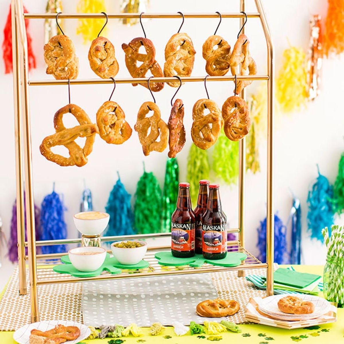Celebrate St. Patrick’s Day With a DIY Pretzel Bar