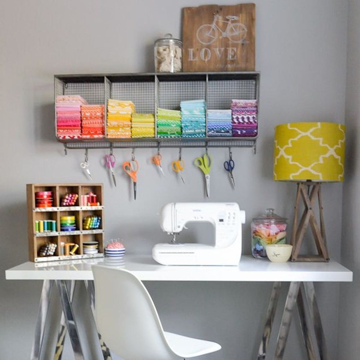 13 Storage Hacks for the Crafty Gal